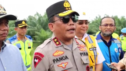 Puncak Arus Mudik Lebaran, Kapoldasu Mengoperasikan Jalur Tol Fungsional di Ruas Tol Tebing Tinggi - Indrapura - Dolok Merawan - Sinaksak