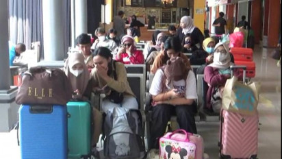 H-2 Lebaran, Sebanyak 26 Ribu Pemudik Padati Sejumlah Stasiun KA di Wilayah Daop 8 Surabaya