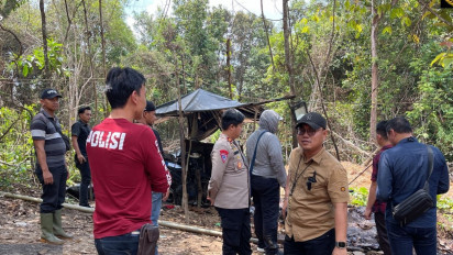 Polisi Razia Sumur Tambang Minyak Ilegal dan Tangkap Dua Orang Pemiliknya