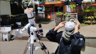 Gerhana Matahari Hibrida Tak Ada Kaitannya dengan 1 Syawal, Ini Penjelasan Ketua PCNU Kota Batu