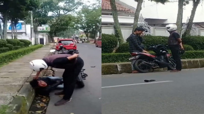 Polres Cimahi Berhasil Tangkap Abdul Azia, Pelaku Penganiayaan Pengendara Sepeda Motor Hingga Kejang-Kejang