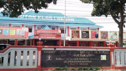 Libatkan TNI - Polri, Rutan Kelas I Tanjung Gusta Buka Layanan Kunjungan Tatap Muka saat Idul Fitri  1444 Hijriah