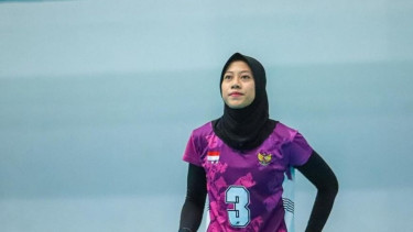 Jadi Sorotan Media Luar, Atlet Voli Cantik Megawati Pertiwi Jadi Pemain Voli Berhijab Pertama di Korea Selatan