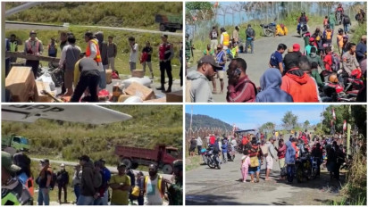 Pemudik di Intan Jaya Akhirnya Bisa Mudik Setelah Penjabat Bupati Intan Jaya Menjamin Keamanan dan Keselamatan Maskapai