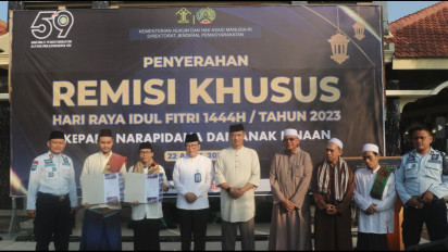 15.258 Napi Jatim Dapat Remisi Khusus Idul Fitri, Negara Hemat Anggaran Rp8,5 Miliar