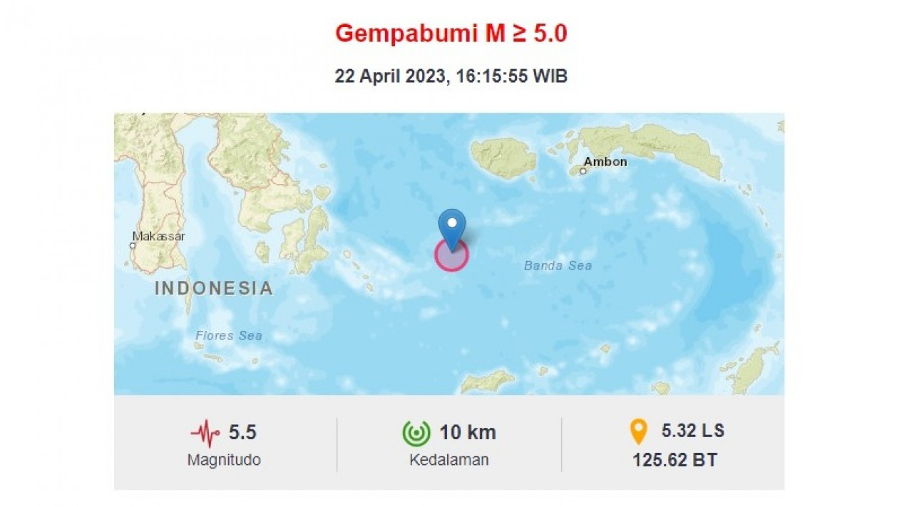 Dua Gempa dengan Kekuatan M 6,5 dan M 5,5 Guncang Wakatobi
            - galeri foto