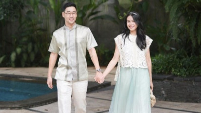 Couple Goals, Ini Potret Lebaran Pertama Maudy Ayunda dan Jesse Choi sebagai Suami Istri