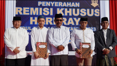 5.110 Warga Binaan Pemasyarakatan di Sulawesi Selatan Dapat Remisi Khusus Idul Fitri, 14 Orang Langsung Bebas