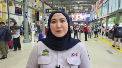 40 Ribu Pemudik Kembali ke Jakarta dengan Kereta Api Pada Arus Balik Lebaran 2023