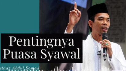 Jangan Lupa Setelah Puasa Ramadan, Lanjut Puasa Syawal, Ustaz Abdul Somad bilang...