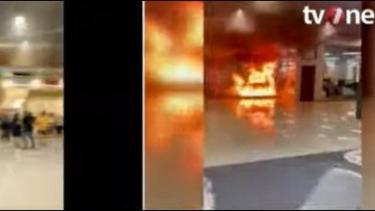 Trans Studio Mall Makassar Kebakaran, Pengunjung Berhamburan Selamatkan Diri