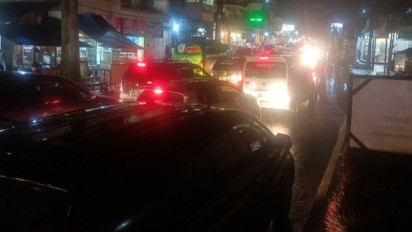 Puncak Arus Balik, Lalu Lintas Garut-Bandung via Tarogong-Nagreg Macet