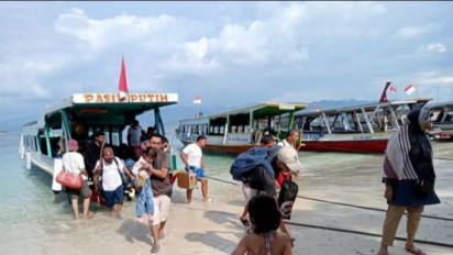 Pengunjung Gili Trawangan Meningkat saat Libur Lebaran