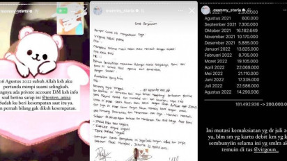 Istri Bongkar Dugaan Perselingkuhan Virgoun, Pajang Surat Pengakuan Lakukan Hubungan Perzinahan