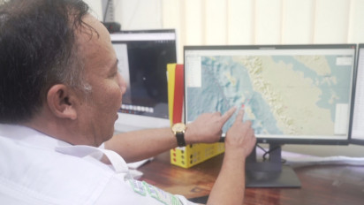 BMKG Catat 11 Centimeter Tsunami dan 10 kali Gempa Susulan Terjadi di Hibala Nias Selatan