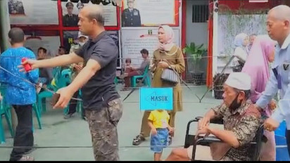 Mantab! Hari Idul Fitri 1444 H, Rutan Labuhan Deli Mudahkan Pengunjung Difabel