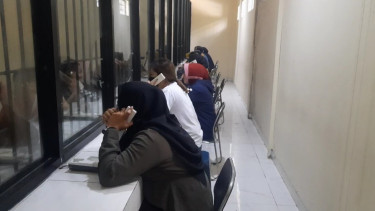 Masih di Momen Lebaran, Warga Difasilitasi Jenguk Keluarganya di Tahanan Polresta Sidoarjo