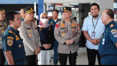 Tim Mabes Polri Pantau Arus Balik di Pelabuhan Parepare