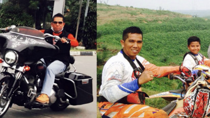 8 Foto 'Hedon' Achiruddin Hasibuan Pamer Harley Davidson dan Rumah Mewah, Hobi Ajak Keluarga Snorkeling hingga...