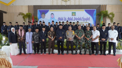 Halal Bi Halal dan Pengukuhan LPTQ Warnai Hari Pertama Kerja di Langkat