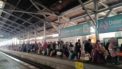 Arus Balik, 10 Ribu Penumpang Tiba di Stasiun Pasar Turi Surabaya, Kedatangan Pemudik terus Meningkat