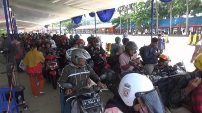 ASDP Pelabuhan Bakauheni Catat 41 Persen Pemudik Jalur Laut Belum Kembali ke Jawa