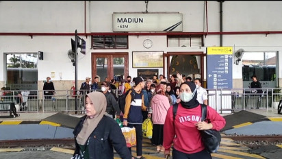 87 Ribu Tiket KA Arus Balik Lebaran di Daop 7 Madiun Terjual, tapi Tak Perlu Khawatir Kehabisan Tiket