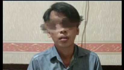 Curi Sepeda Motor di Halaman Rumah, Seorang Pelaku di Bangkalan Babak Belur Dihajar Warga