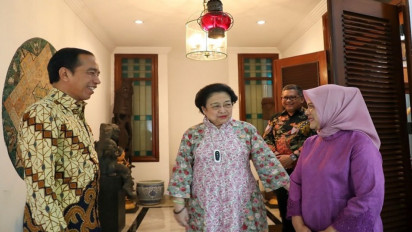 Jokowi dan Iriana Silaturahmi ke Kediaman Megawati, Hasto Bocorkan Perbincangannya