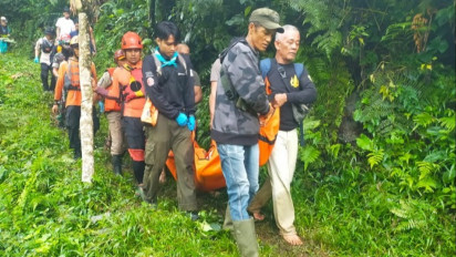 Korban Tenggelam di Curug Sentral Sukabumi Ditemukan dalam Kondisi Meninggal Dunia