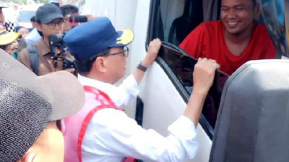 Tinjau Pelabuhan Bakauheni, Menhub dan Kakorlantas Waspadai Puncak Arus Balik Gelombang Kedua