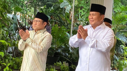 Cak Imin Cs Sambangi Kertanegara, Disambut Langsung Prabowo Subianto