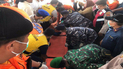 Update! Laka Laut di Perairan Indragiri Hilir Riau, TNI AL Laksanakan SAR