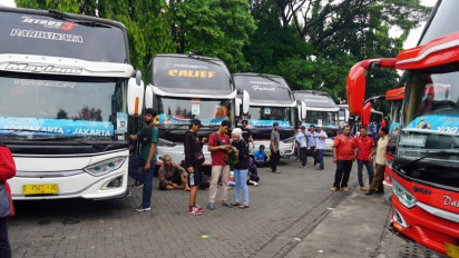 Hari Ini Pemberangkatan Bus Arus Balik Mudik Gratis Kemenhub dari 8 Terminal