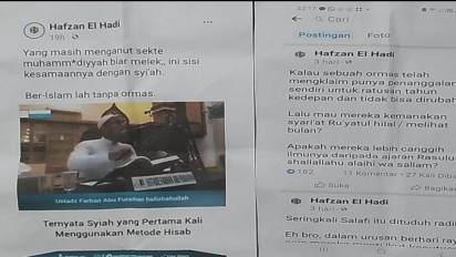 Samakan Muhammadiyah dengan Syiah Karena Perbedaan Lebaran, Berujung Ustaz Hafzan El Hadi Dilaporkan ke Polisi