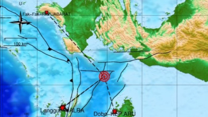 Baru Saja Terjadi Gempa Magnitudo 5.5 di Maluku