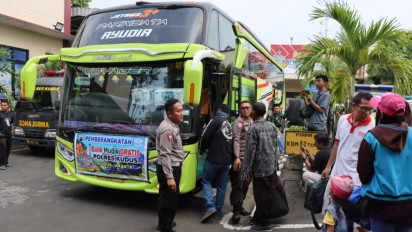 Program Balik Mudik Gratis, Cara Polres Kudus Kurangi Kemacetan