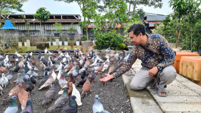 Serunya Wisata Lebaran di Taman 1000 Merpati Kudus