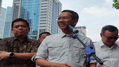 Jelang Acara Puncak KTT ASEAN 2023 di Jakarta, Heru Budi Genjot Perbaikan Jalan Raya