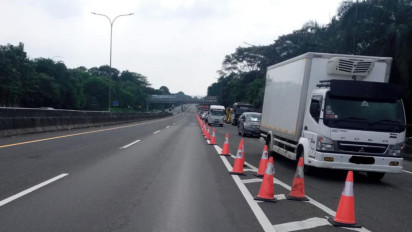 Arus Balik Padat, One Way Diberlakukan di Ruas Tol Palimanan Hingga Cikampek