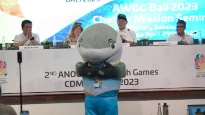 Kenali Bli Suksma dan Gek Suksma, Maskot ANOC World Beach Games Bali 2023