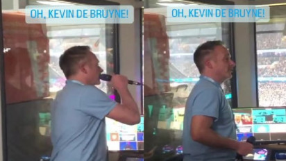 Merinding! Aksi Stadium Announcer Stadion Etihad ketika Meneriakkan Gol Kevin De Bruyne di Laga Man City Vs Arsenal