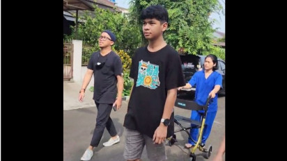 Foto-foto Kondisi Terkini David Ozora, Korban Penganiayaan Mario Dandy Cs, Sudah Bisa Berjalan Tanpa Alat