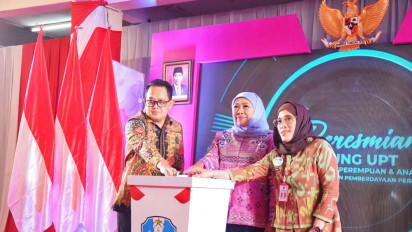 Resmikan UPT PPA Jatim, Gubernur Khofifah: Miliki 11 Layanan Terintegrasi dan Terlengkap Se-Indonesia