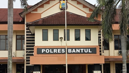 Ratusan Personel Polres Bantul Amankan Peringatan Hari Buruh Internasional
