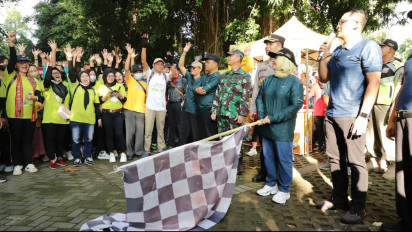Bukan Demo, Buruh di Sleman Peringati May Day dengan Jalan Sehat dan Donor Darah