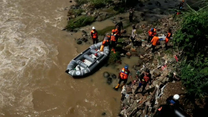 Hari Ke-3 Pencarian Lucky Satrio Sejauh 32 Kilometer Menelusuri Sungai Batang Ayumi hingga Sungai Sayurmatinggi