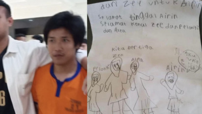‘Selamat Tinggal Airin’ Ini Pesan Terakhir Anak di Gresik dalam Secarik Kertas Sebelum Tewas Ditusuk Ayah Kandungnya 24 Kali