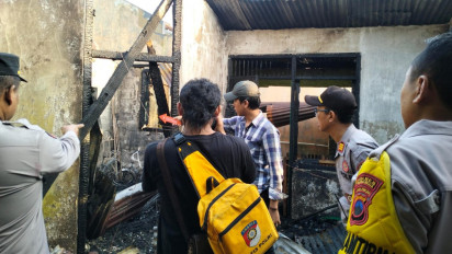 Sedih, Tepat Hardiknas Rumah Guru Honorer di Purbalingga Terbakar