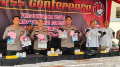 Polisi Dapati Gudang Penyimpanan Puluhan Juta Pil Eximer dan Tramadol Ilegal Jaringan Internasional